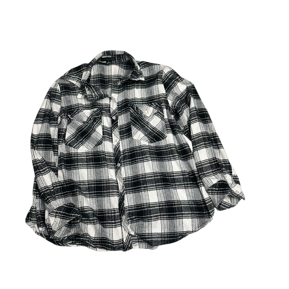 Sanctuary Monochrome Checkered Top